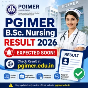 PGIMER B.Sc. Nursing Result 2026