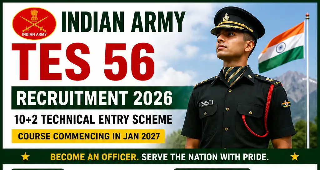 Indian Army TES 56 Recruitment 2026